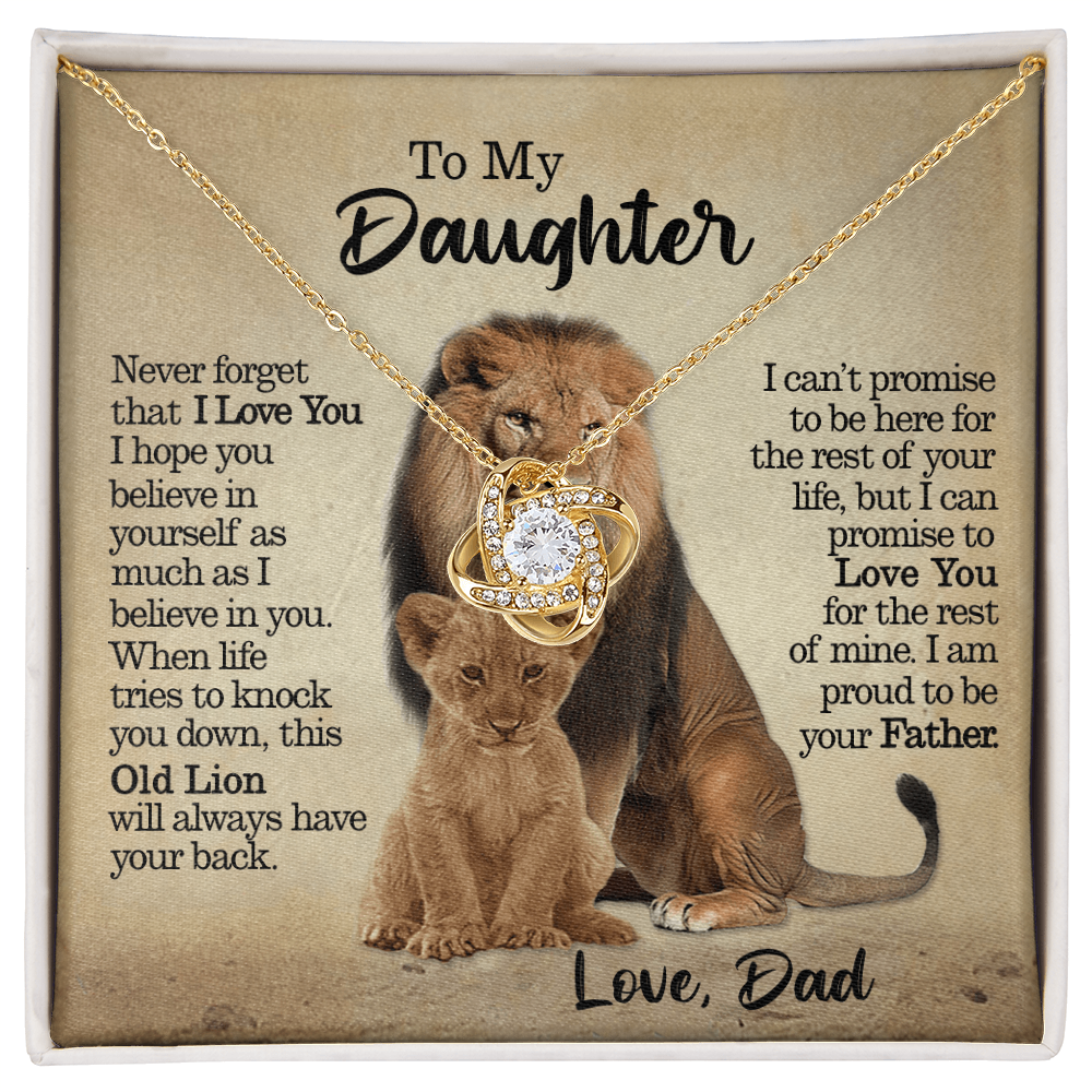 To My Daughter - Proud Of You - Necklace