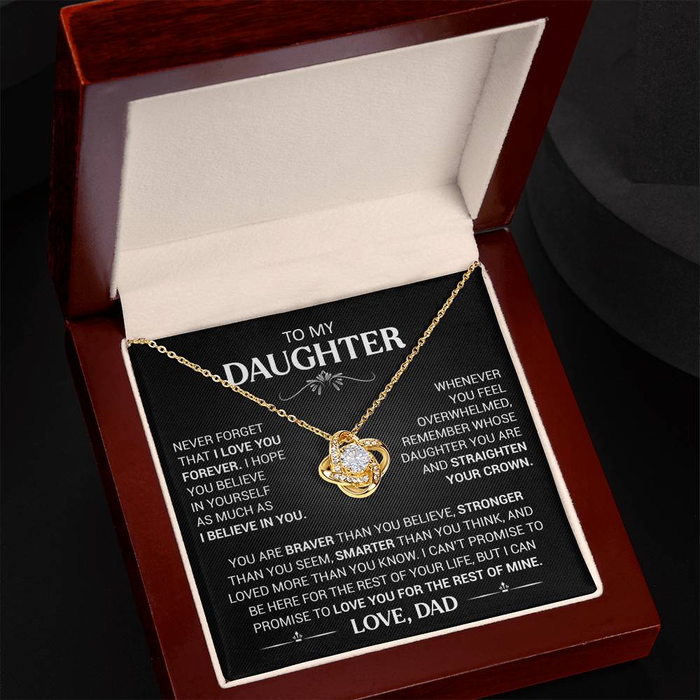 Gift for daughter - Never Forget That I Love You - Necklace