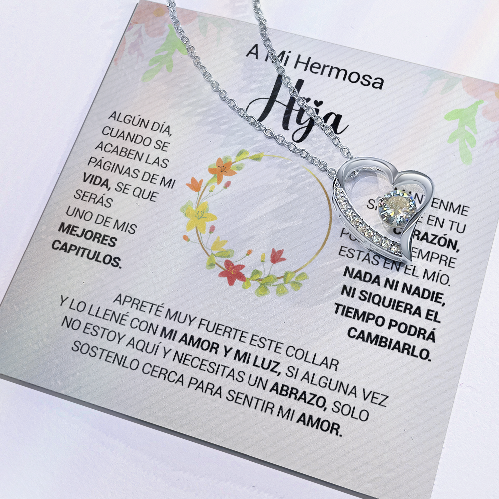 Para mi Hija - Forever love Neckalce