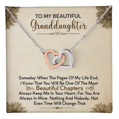 To My Beautiful Granddaughter - Beautiful Chapter - Necklace