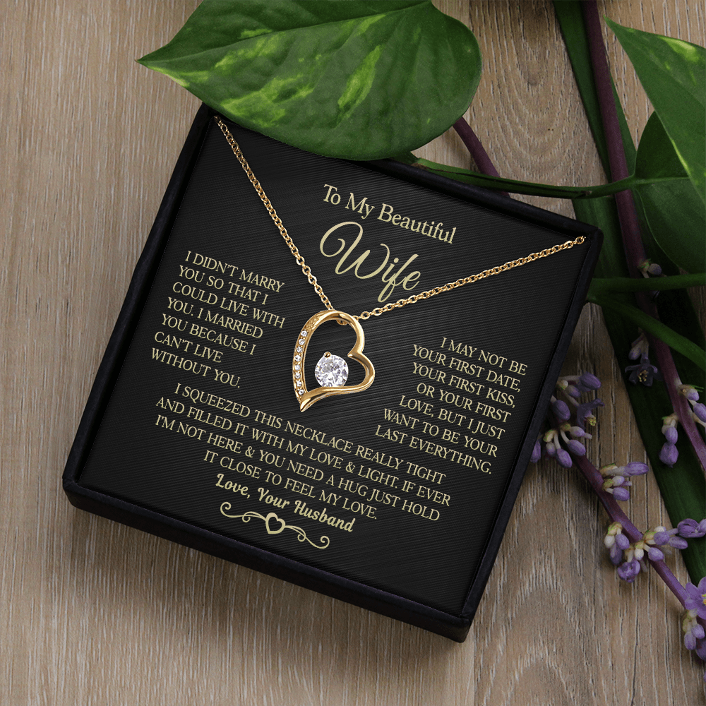 Gift for Wife - I Can't Live Without You - Necklace